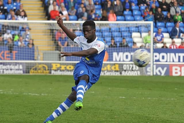 Leo Da Silva Lopes is a highly-rated 17 year-old Posh midfielder. Photo: David Lowndes.