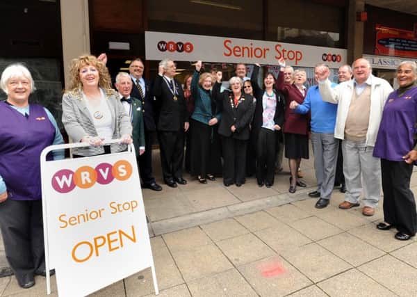 City Mayor Paula Thacker officially launches the new support group for past and present service personnel in partnership with the Senior Stop Tea Bar, Cattlemarket Road ENGEMN00120120205175222