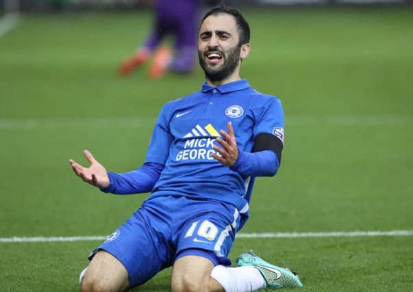 Erhun Oztumer was excellent for Posh in the first half of the season. Photo: Joe Dent/theposh.com.