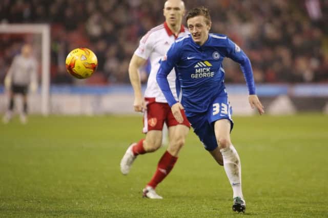 Chris Forrester should return to the Posh starting line-up for the game against Rochdale. Photo: Joe Dent/theposh.com.