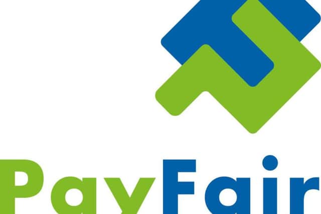 The #PayFair campaign logo.