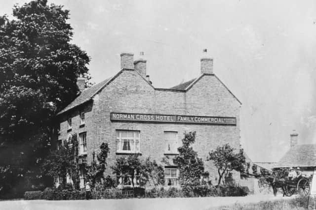 The Norman Cross Hotel in 1906