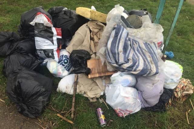 Fly tipping. Pic: Richard Farr