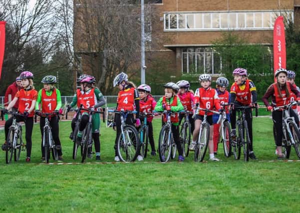 Pictured above are some of the competitors who took part in the Girls Only cyclo-cross race meeting at the Embankment on Friday, hosted by Fenland Clarion. Nieve Bryant from Thorpe Ventures won the Under 8 age group from clubmate Madeline Keightley with the host clubs Katie Blake third. Cambridge rider Edie Palfreyman took the Under 10 honours ahead of St Ives rider Orla Kenna, while Boston rider Paige Elding was the Under 12 winner. She pipped Clarions Devonne Picaver by a point.  Under 16 winner was  Anastasia Magnago from St Ives.