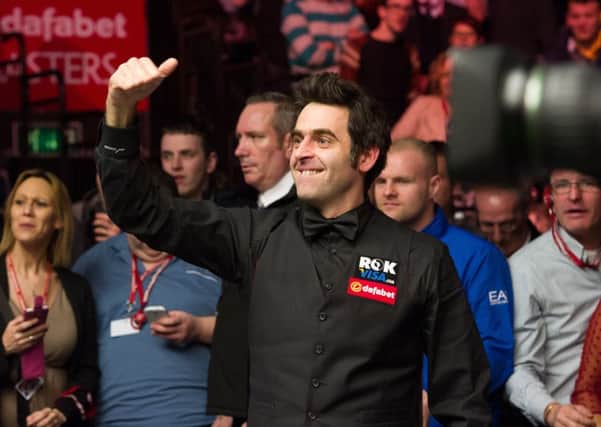 Ronnie O'Sullivan is coming to Peterborough.