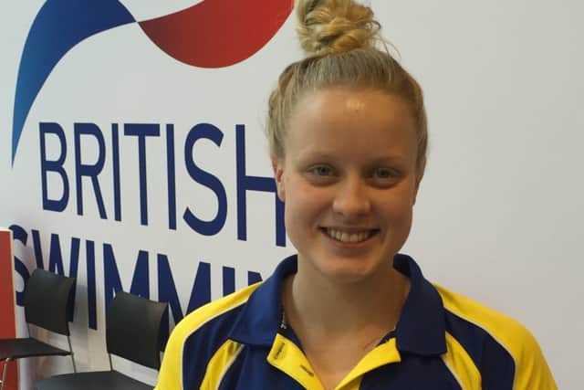 Chloe Hannam at the British Championships.