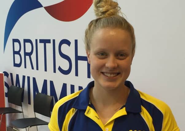 Chloe Hannam at the British Championships.