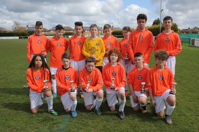 Under 13 Hereward Cup runners-up Park Farm Red. Picture: RWT Photography