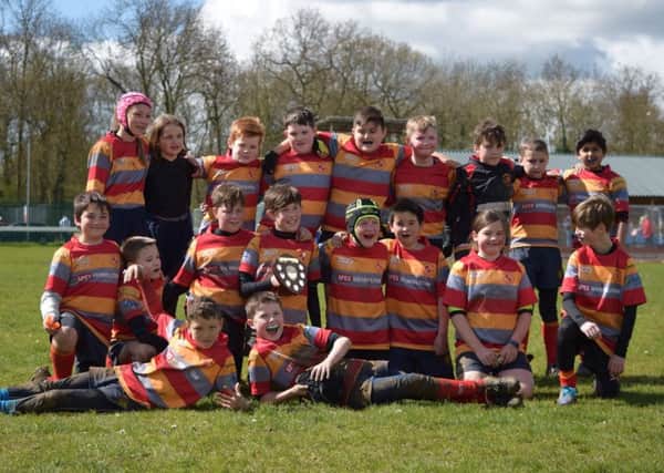 The Borough Under 11 team which beat the Lions.