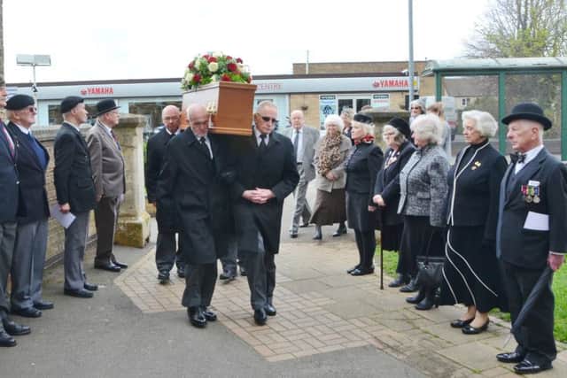 Funeral of Des Tuson MBE at St Matthew's Church, Eye EMN-160419-082249009