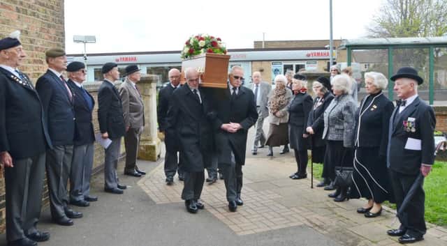 Funeral of Des Tuson MBE at St Matthew's Church, Eye EMN-160419-082249009