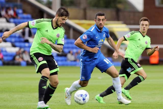 Posh striker Joe Gormley could leave Posh on loan in the summer. Photo: Joe Dent/theposh.com.