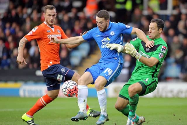 Goalkeeper Mark Tyler is set to start for Posh against Scunthorpe. Photo: Joe Dent/theposh.com.