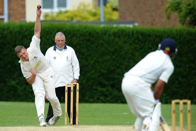 Sam Rippington plays for Cambs against Norfolk.