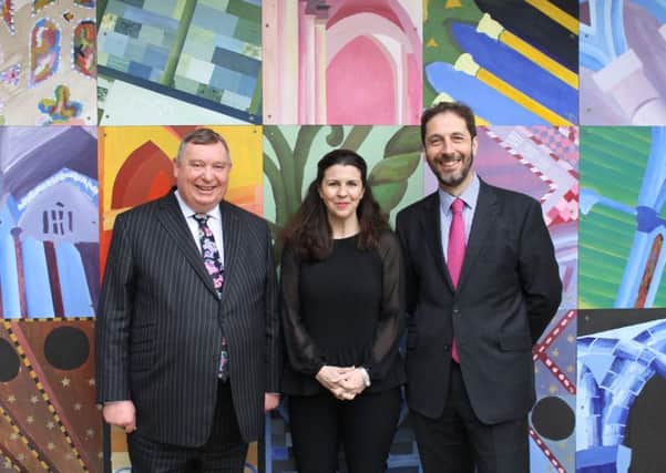 John Bridge, chief executive of Peterborough Chamber of Commerce, Emma Jones, founder of Enterprise Nation, and Steve Bowyer, chief executive of Opportunity Peterborough.