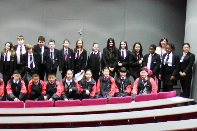 The Chinese students at TDA