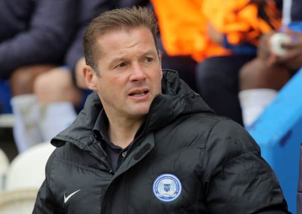 Posh manager Graham Westley has been sacked.