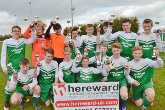 Under 14 Hereward Cup winners Hungate.
