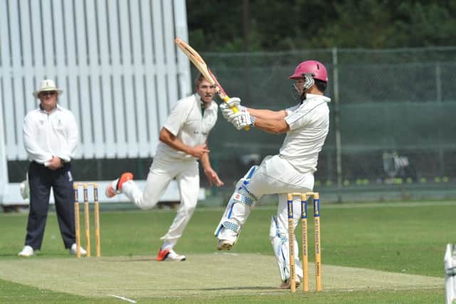 David Clarke scored 69 not out against Leighton Buzzard.