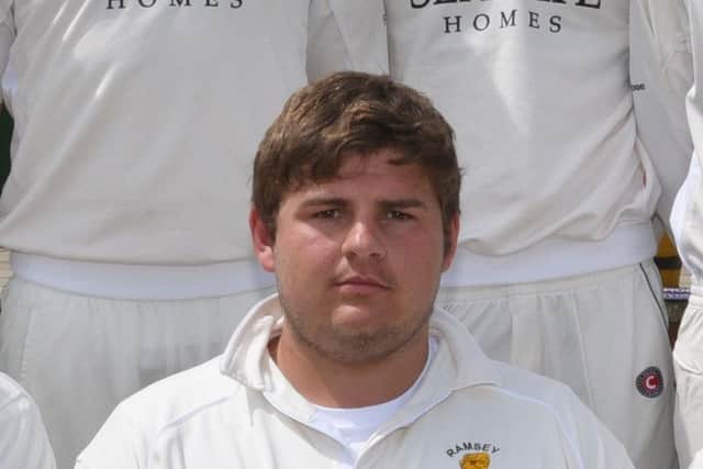 Taylor West delivered an outstanding display for Ramsey against Great Witchingham.