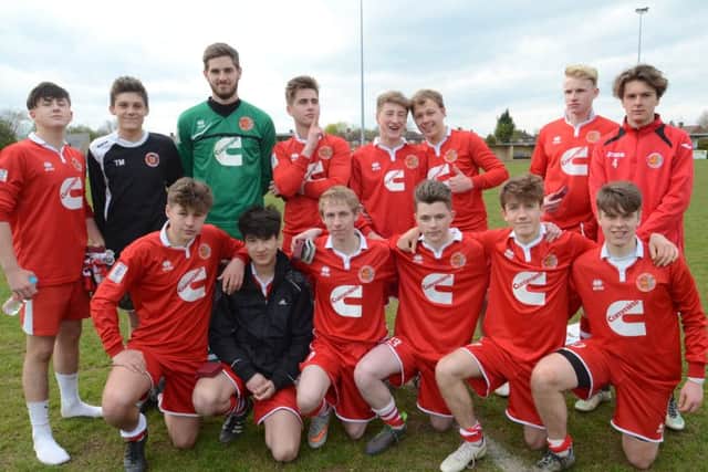 Under 18 PFA Cup final runners-up AFC Stamford. Picture: David Lowndes
