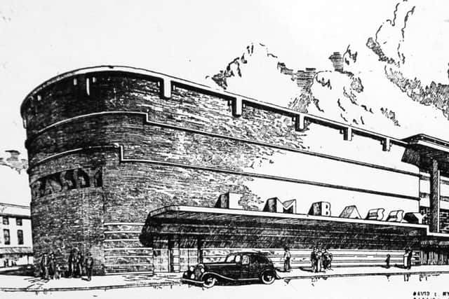 1936 plans for the Embassy Theatre