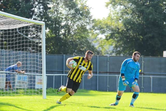 Josh Ford was sent off for Holbeach at Leicester Nirvana.