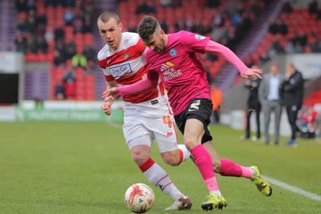Posh full-back Michael Smith should play at Shrewsbury. Photo: Joe Dent/theposh.com.