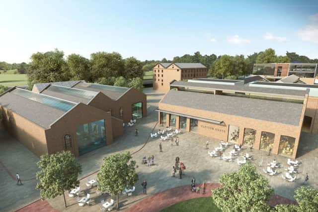 An image shows how the Fletton Quays site should appear when completed.