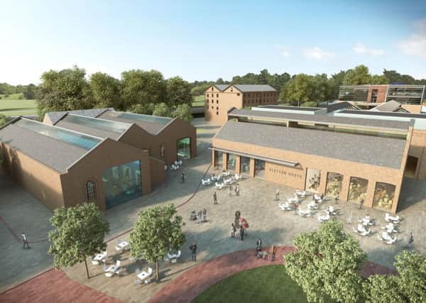 An image shows how the Fletton Quays site should appear when completed.