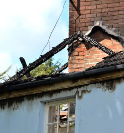 Tower Lane fatal fire scene Spalding ANL-160305-123426001