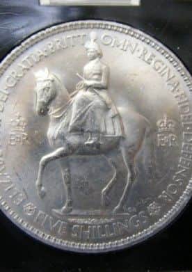 Queen's Coronation Shilling