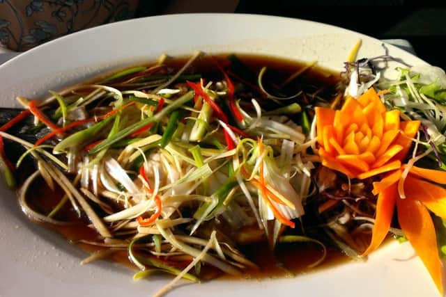 Brad Barnes dines at Mai Thai, Lincoln Road, Peterborough.
