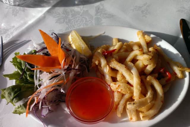 Brad Barnes dines at Mai Thai, Lincoln Road, Peterborough.