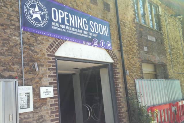 The site of the new Creams dessert lounge on Lincoln road, Peterborough.