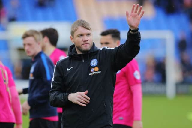 Grant McCann after Posh won 4-3 at Shrewsbury.