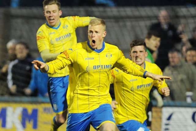 Michael Frew scored a hat-trick in three minutes for Wisbech.