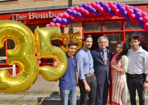 Bombay Brasserie 35th anniversary celebrations. Rony Choudhury with his family EMN-160905-084410009