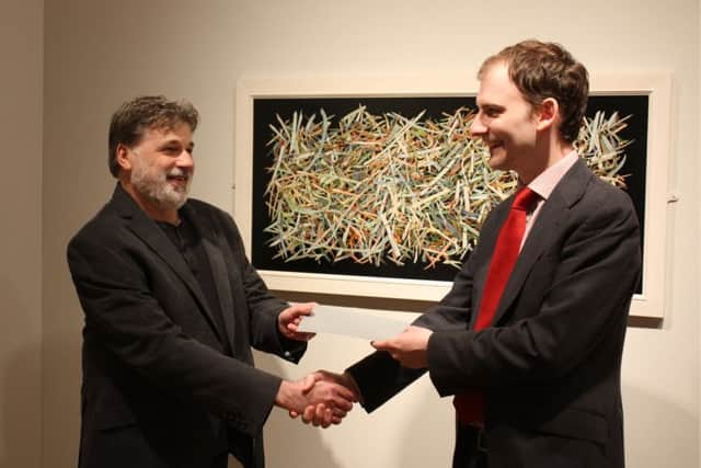 Gareth Brown with Richard Hunt