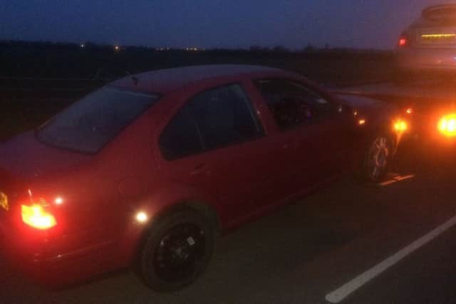 The seized car in Whittlesey FOzZj1jxbwxH0KY0RMIt