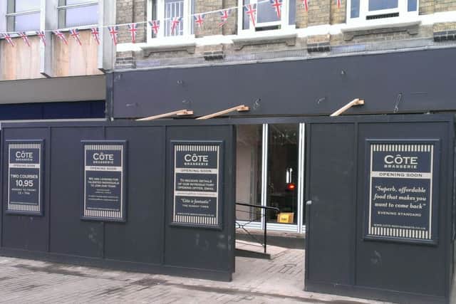 The site of the new Cote Brasserie in Church Street, Peterborough