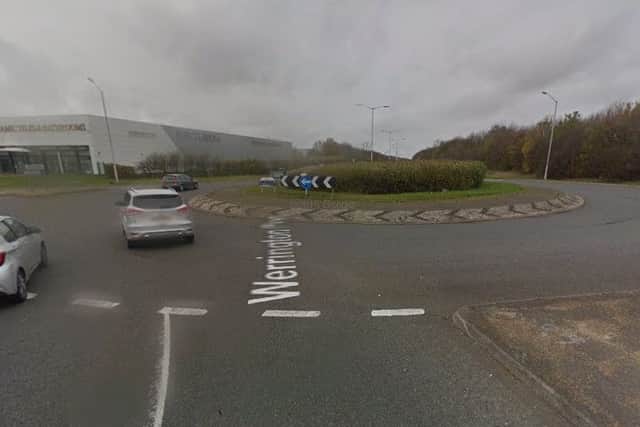 The location of the crash in Werrington