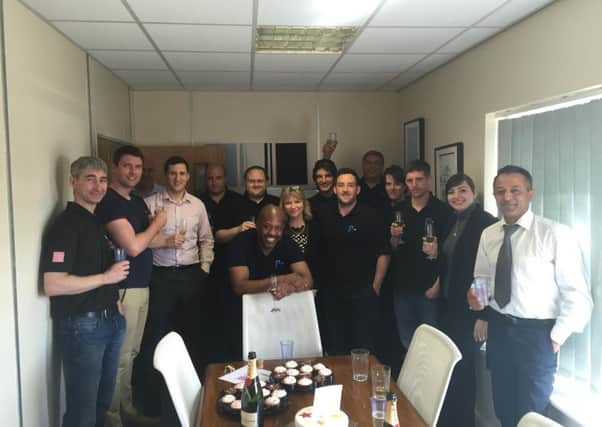 Celebrations at Pentesec as firm is named as four star partner to security industry giant.