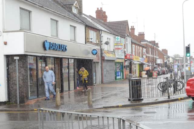 Lincoln Road, Millfield near Barclays bank. Scene of an attack EMN-160425-174254009