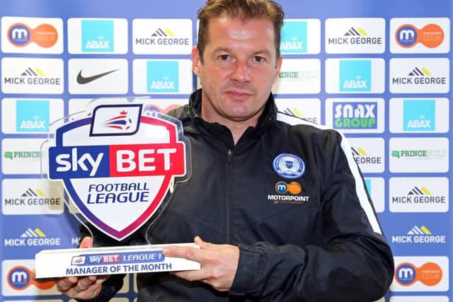 Graham Westley was League One manager-of-the-month for November.