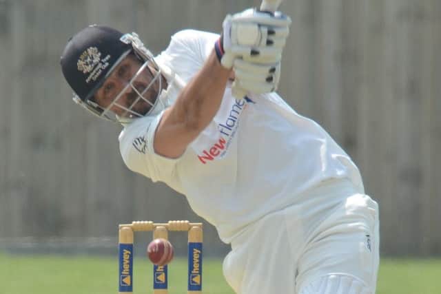 Asim Butt plays for Cambs against Lincs. Photo: David Lowndes.