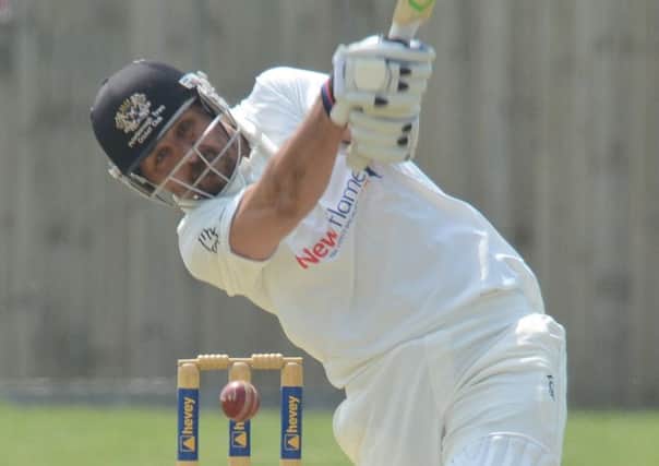 Asim Butt plays for Cambs against Lincs. Photo: David Lowndes.