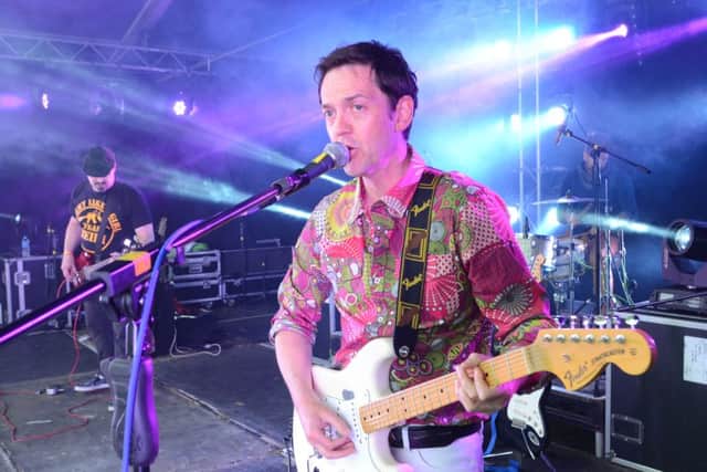 Yaxley Festival at Middleton Road.    on stage -   the Jimmy Hendrix band EMN-160513-191435009