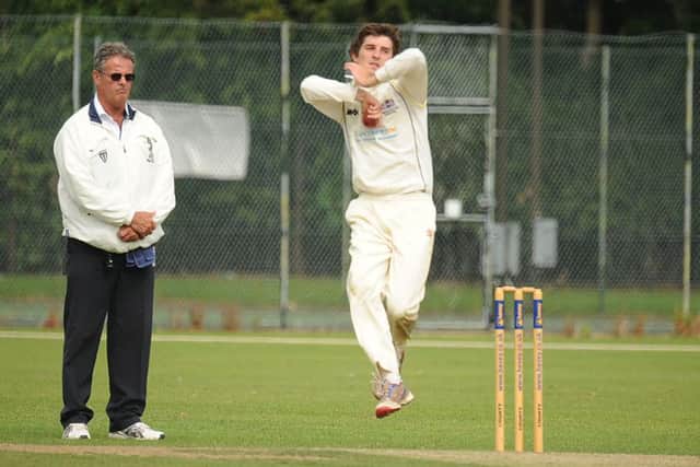 Cambs captain Lewis Bruce claimed three wickets against Lincs.