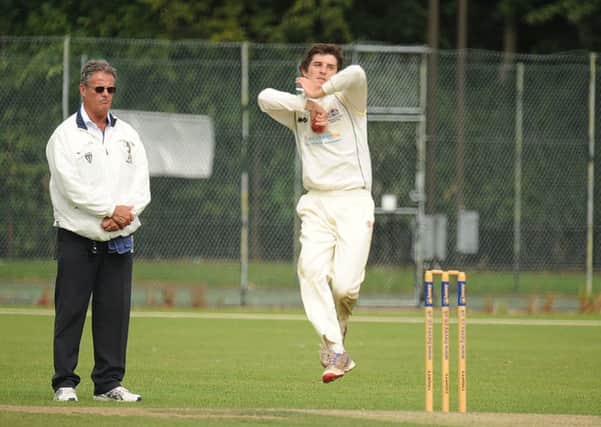 Cambs captain Lewis Bruce claimed three wickets against Lincs.